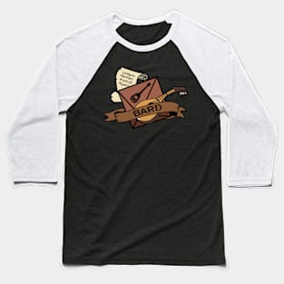 Bard class (Dungeons and Dragons) Baseball T-Shirt